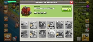 CV13 99% FULL; 14767 GEMAS; 6 CONSTRUTORES; DADOS DE CRIAÇÃO - Clash of Clans