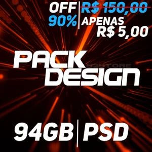 Pack Design 94G De Arquivos Em Psd - Outros