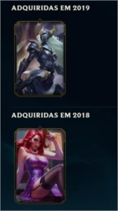Conta prata 2 - 23 campeões - 2 skins - League of Legends LOL