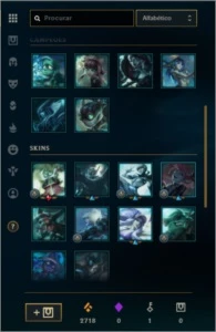 CONTA PLATINA 4 103 CHAMP - League of Legends LOL
