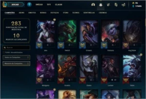 CONTA PLATINA 4 103 CHAMP - League of Legends LOL