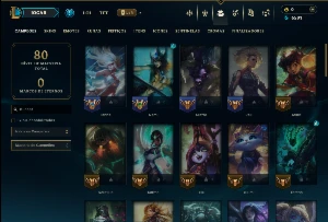 Mestre com 60 Champs e 11 Skins ( 54 PDL ) - League of Legends LOL