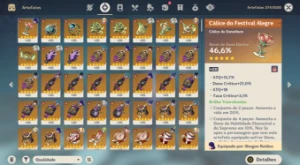 Genshin Impact AR58 21xT5 Hutao+Homa Ganyu+Amos