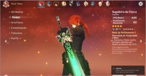 GENSHIN IMPACT DILUC LVL 80 + 2 VENTI LVL 70 AR 41
