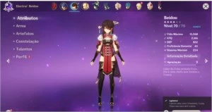 GENSHIN IMPACT DILUC LVL 80 + 2 VENTI LVL 70 AR 41
