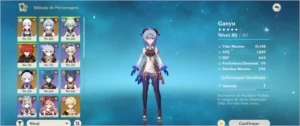 Ganyu + Harpa Celestial + Ayaka + Diluc + Qiqi - Genshin Impact