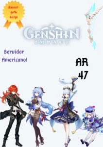 Ganyu + Harpa Celestial + Ayaka + Diluc + Qiqi - Genshin Impact