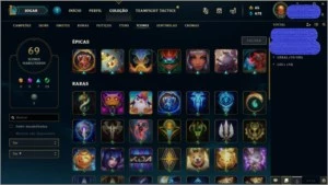 CONTA NVL 122, Diamante IV, 53 CHAMPS E 13 SKINS POR R$60,00 - League of Legends LOL