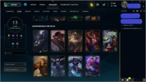 CONTA NVL 122, Diamante IV, 53 CHAMPS E 13 SKINS POR R$60,00 - League of Legends LOL