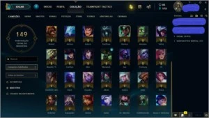 CONTA NVL 122, Diamante IV, 53 CHAMPS E 13 SKINS POR R$60,00 - League of Legends LOL