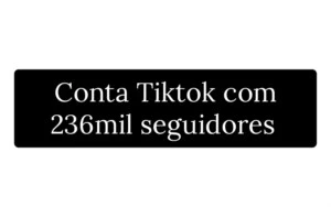 Estou vendendo conta no tiktok - Redes Sociais