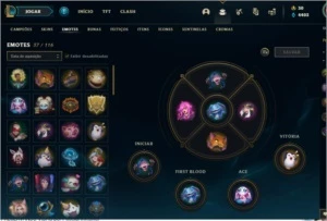 Conta LOL platina - League of Legends