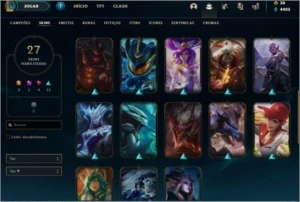 Conta LOL platina - League of Legends