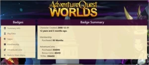 CONTA DE AQW LV 100 MOGLOMANCER GREAT THIEF E + - Adventure Quest World