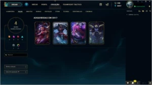 Conta League of Legends Plat 4 LOL