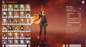 Conta Genshin C Quase Todos Os T5 Do Jogo + 38 Armas T5 + Hk - Genshin Impact