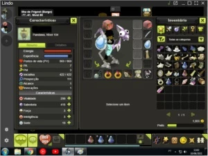 dofus touch iop e panda 2 conta barata