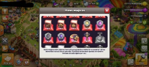 Centro de vila 15 diversas skins de heróis Supercell 🆔 - Clash of Clans