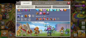 Centro de vila 15 diversas skins de heróis Supercell 🆔 - Clash of Clans