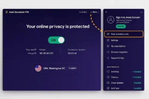 Avast Securineline Vpn - 1 Mês - Assinaturas e Premium