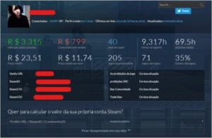 VENDO CONTA STEAM 172 JOGOS E SEM NENHUM BAN