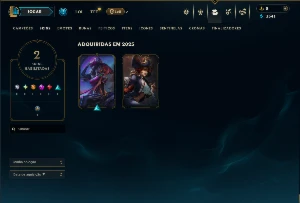 Prata 1 com 45 Champs e 2 Skins - League of Legends LOL