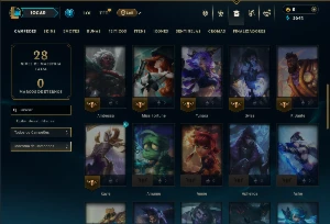 Prata 1 com 45 Champs e 2 Skins - League of Legends LOL