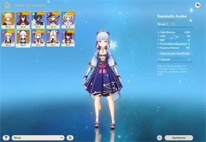 KAMISATO AYAKA 5 ★ | AR 10 ❄️ - Genshin Impact