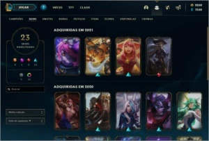 CONTA SMURF PLATINA 1 - League of Legends LOL
