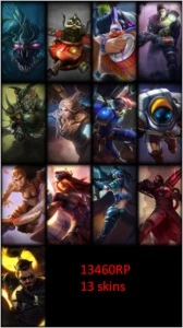 Conta League of legends diamante 5 LOL