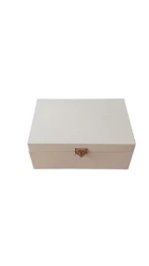 Porta-Joias Grande Branco de 5 Andares - Artesanato e Personalizados