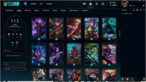 Conta Lol prata 3, 113 skins, quase todos os campeões. - League of Legends