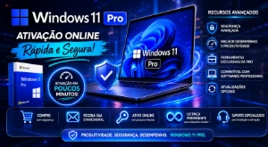 Windows 11 Pro Chave Digital - Softwares e Licenças