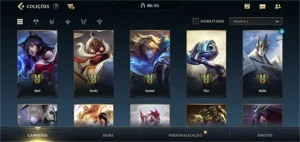 Conta Wild Rift 85 skins - League of Legends: Wild Rift LOL WR