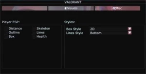 Valorant Cheat apenas ESP - Outros