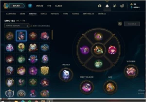 CONTA LEAGUE OF LEGENDS PLAT 2  TODOS OS CHAMPS 172 SKINS LOL