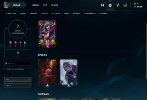 Conta League of Legends de 2017, bom MMR. LOL