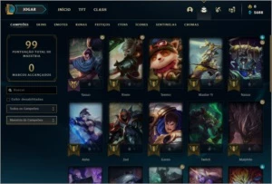 Conta League of Legends de 2017, bom MMR. LOL