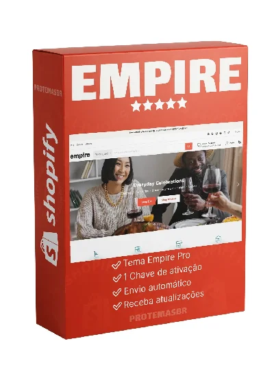 Tema Empire Shopify Atualizado + Chave de Ativação - Sites, Lojas e Sistemas Prontos Sites e Scripts