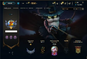 Prata 3 com TODOS os champs e 191 Skins ( MONO SUP ) - League of Legends LOL