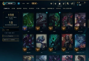 Ferro 1 com 60 Champs e 23 Skins - League of Legends LOL
