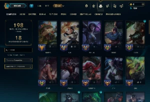 Ferro 1 com 60 Champs e 23 Skins - League of Legends LOL