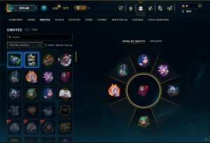 Bronze 3 com 40 Champs e 6 Skins - League of Legends LOL