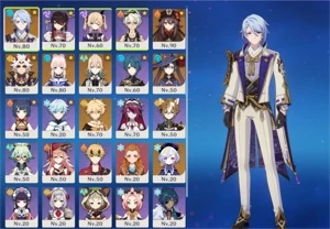 AR55 HUTAO, AYATO + FUTSU, ITTO, KOKOMI, JEAN C1, QIQI, MONA - Genshin Impact