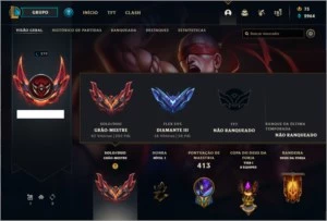 CONTA GRÃO MESTRE DE LOL - League of Legends