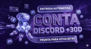 Contas Discord +30D para ativaçao do nitro