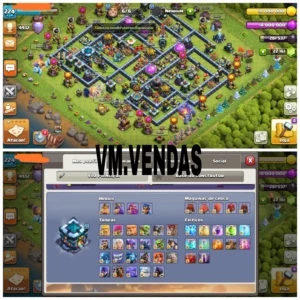 CV13 FULL MATO 22K DE GEMAS - Clash of Clans