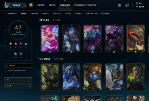 Vendo Conta league of legends platina4 LOL