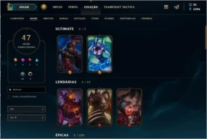 Vendo Conta league of legends platina4 LOL