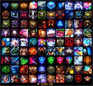CONTA PLATINA 3, 10 GEMAS, 117 SKINS + CONTA NO PBE. - League of Legends LOL